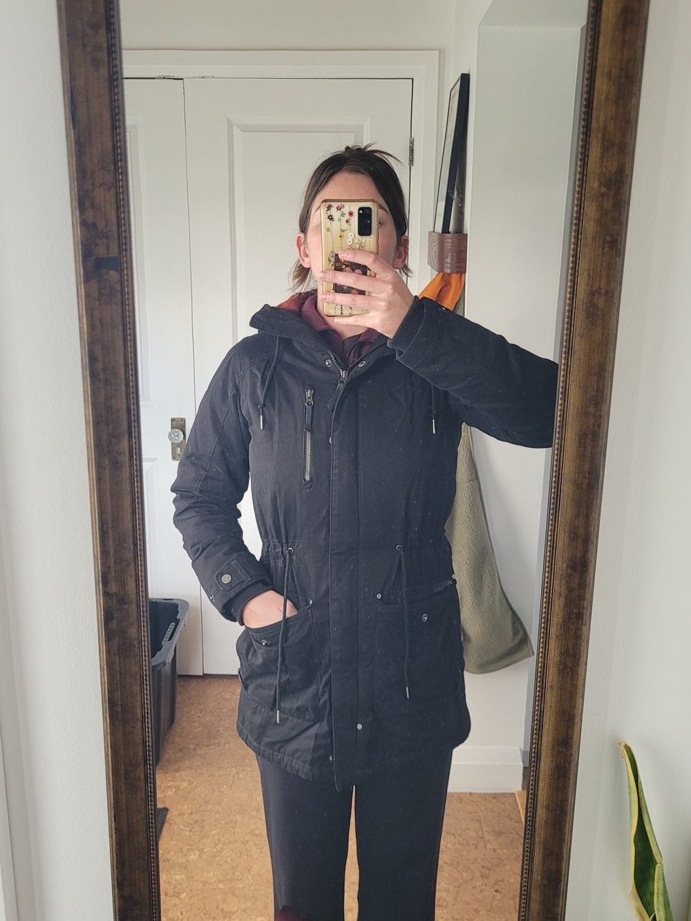 Columbia Women’s Black Hooded Utility Jacket